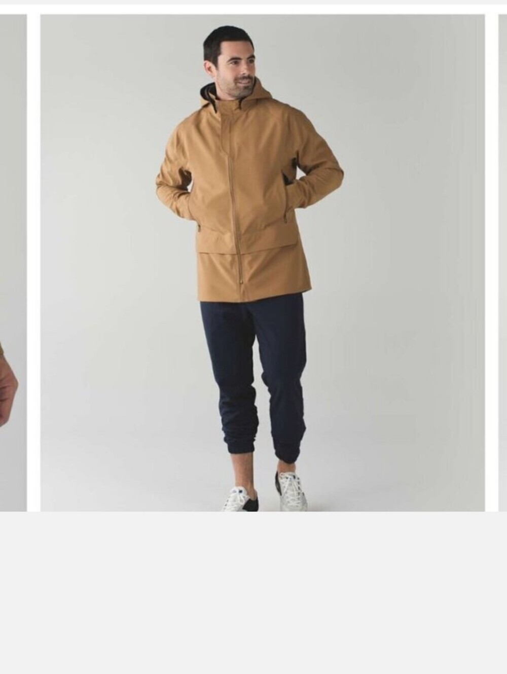 Lululemon Palindro Jacket in Bold Beige / Heathered Black Cherry, Men's Large
